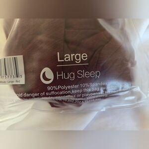 Hug Sleep Large Red Sleepsack